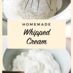 pictures of whipped cream with text overlay